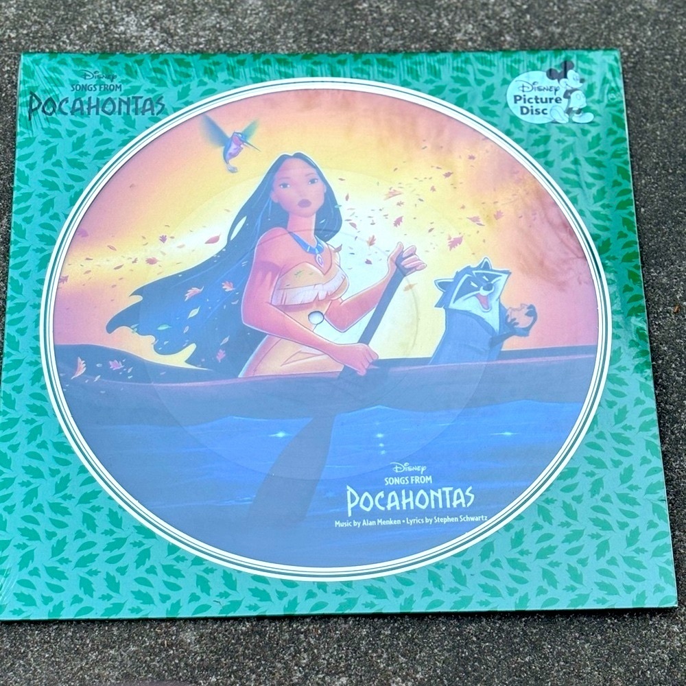 Disney Pocahontas Picture Disc/Vinyal Record! HTF